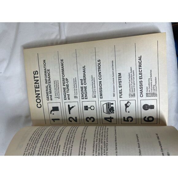 Chilton's Repair Manual Celebrity/Century/Cutlass Ciera/6000 1982-92 Part 7309 - Picture 4 of 5